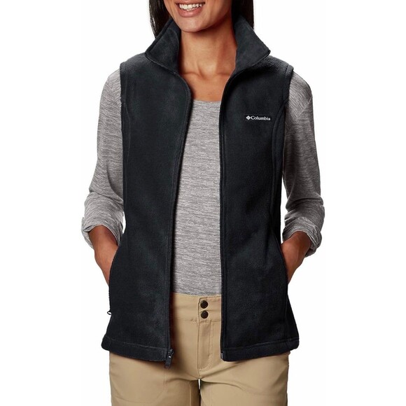 Columbia Jackets & Blazers - Columbia Women’s Black Benton Springs Fleece Vest NWOT Size Medium